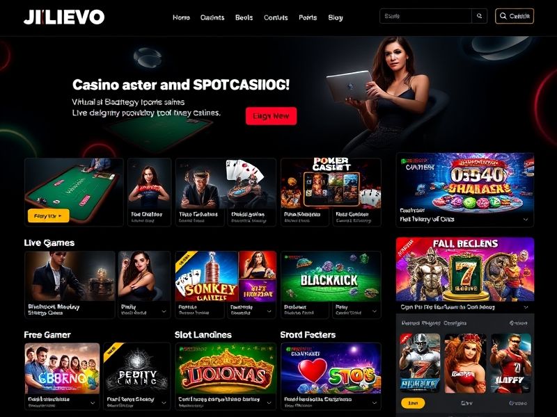 Welcome to Jilievo Casino, your premier destination for real money gambling and thrilling casino games. Discover online slots, live dealer tables, blackjack, poker, and more with exclusive bonuses and secure play. Join today at jilievo casino.com.